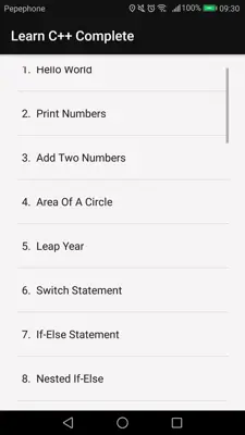 Learn C++ Complete android App screenshot 4